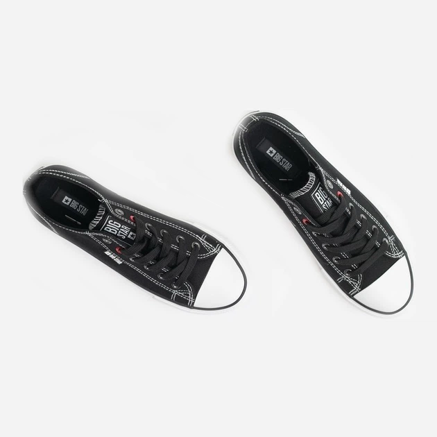 Чоловічі кеди низькі Big Star JJ174601-906 42 Чорні (5900714487188) - зображення 5