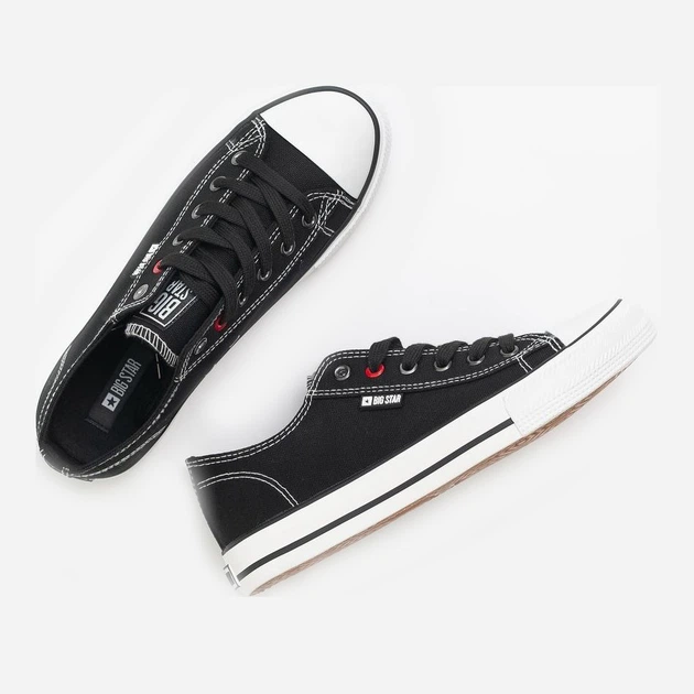 Trampki męskie do kostki Big Star JJ174601-906 45 Czarne (5900714487218) - obraz 4