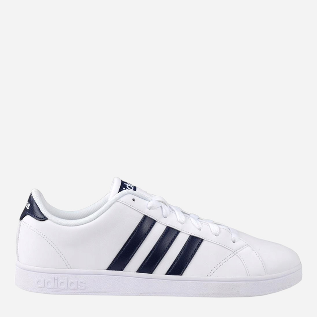 Sneakersy męskie skórzane do kostki adidas Baseline AW4618 41.5 (UK 7.5) Białe (4056565989287) - obraz 1