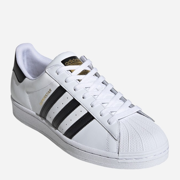 Sneakersy męskie skórzane do kostki adidas Originals Superstar EG4958 44.5 (UK 10) Białe (4062051415383) - obraz 2