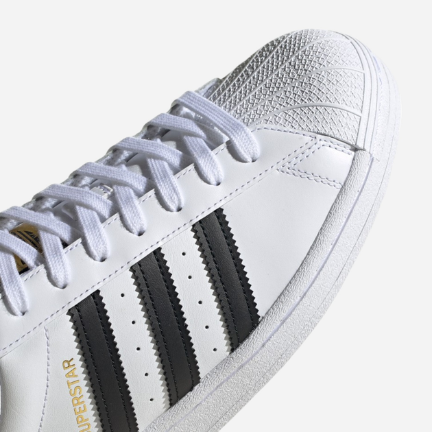 Sneakersy męskie skórzane adidas Originals Superstar EG4958 47.5 (12UK) Białe (4062051415246) - obraz 8