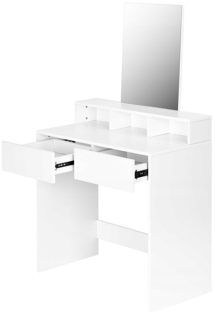 Туалетний столик ModernHome by Multistore з дзеркалом білий (PWJJDT0070) - зображення 3