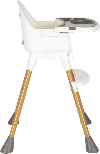 Krzesełko do karmienia EcoToys biały (5905817000739) - obraz 5