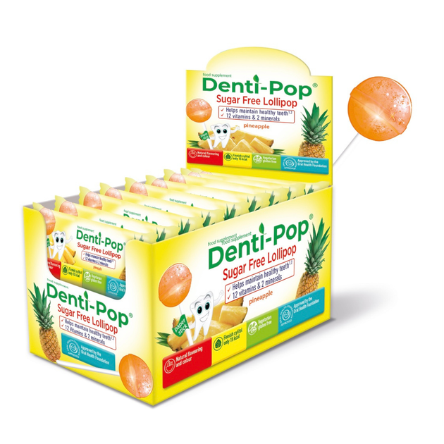 Полезный леденец Denti pop без сахара 1шт. (ананас) - Фото 4 Полезный леденец Denti pop без сахара 1шт. (ананас) - изображение 4