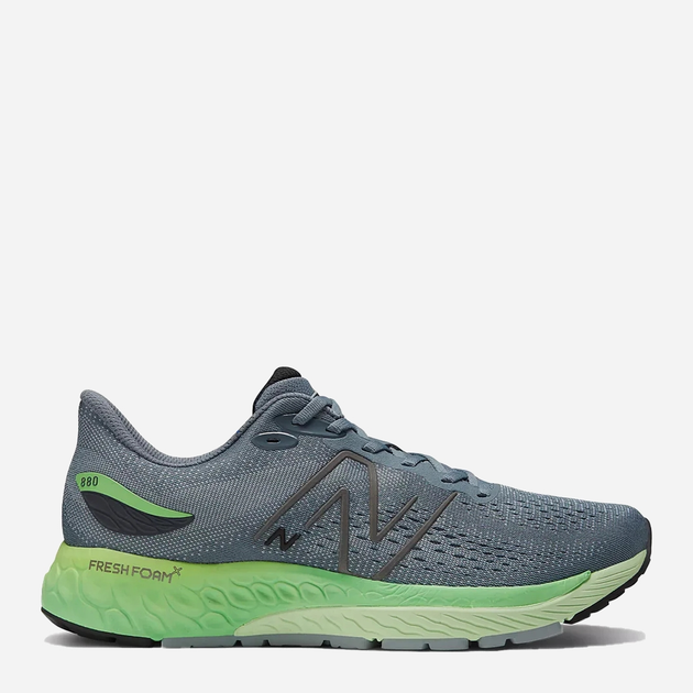 Чоловічі кросівки для бігу New Balance Fresh Foam x 880v12 M880E12 41.5 (8US) 26 см Сірий/Зелений (195907603673) - зображення 1