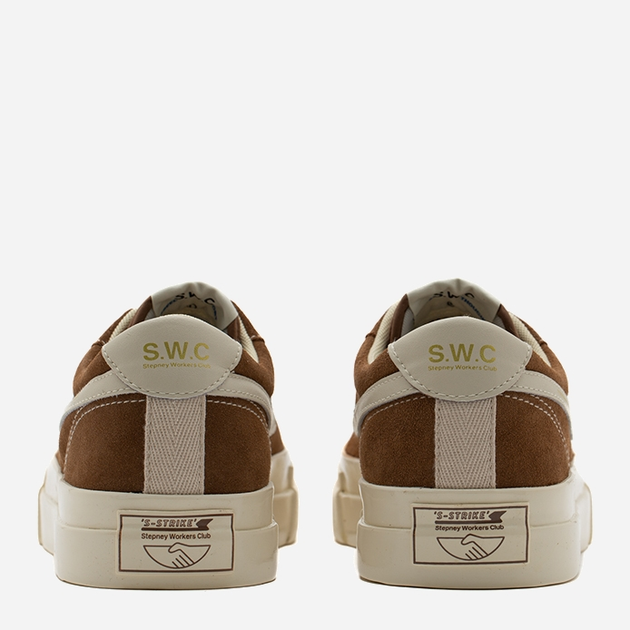 Чоловічі кеди низькі S.W.C Dellow S-Strike Suede YA07205 43 Коричневі (5056454533491) - зображення 4
