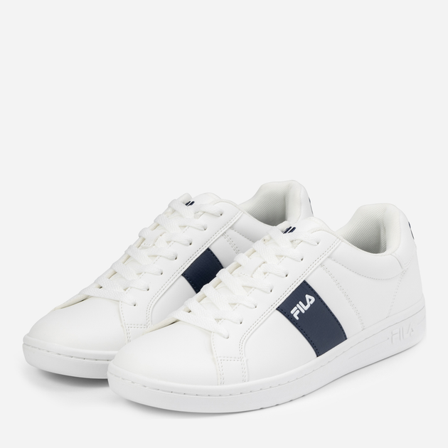 Sneakersy męskie do kostki Fila Crosscourt Line FFM0298-13037 44 (10.5US) 28.5 cm Biały/Granatowy (8720905006939) - obraz 3
