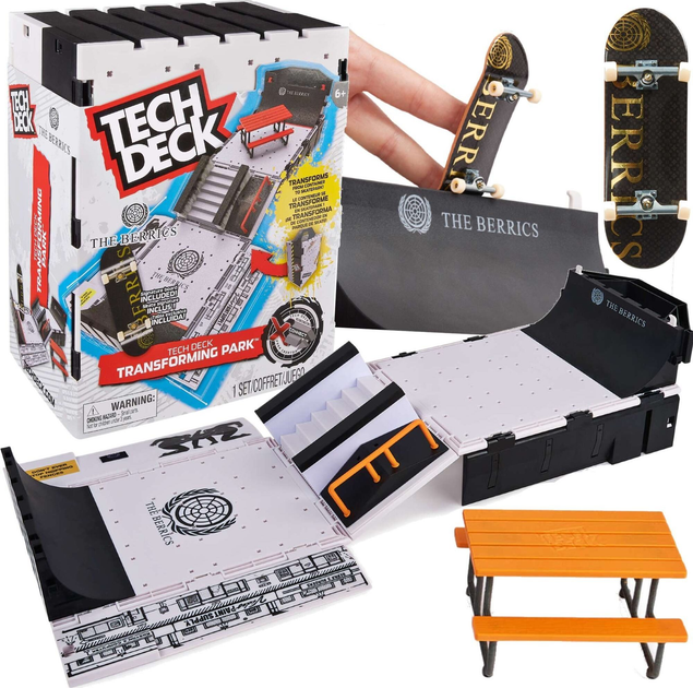 Zestaw do zabawy Spin Master Tech Deck Transforming park 6066471 (0778988455982) - obraz 3