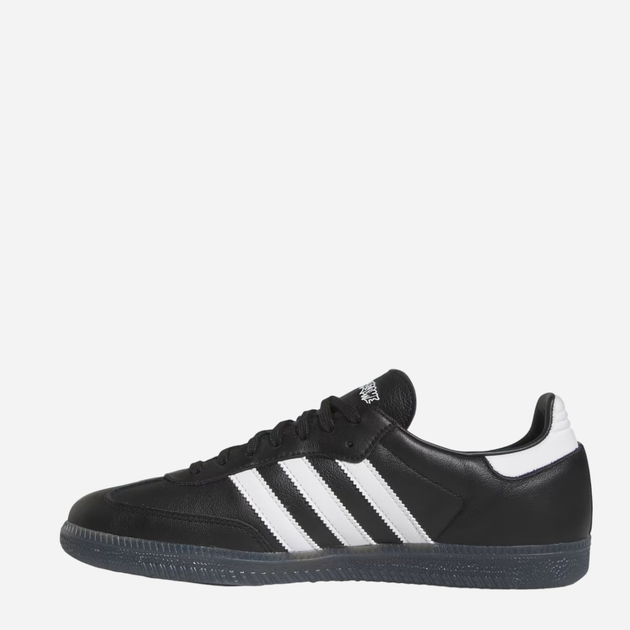 Sneakersy damskie ze skóry naturalnej adidas FA Samba ID7339 39.5 (6UK) 24.5 cm Czarne (4066754034636) - obraz 4