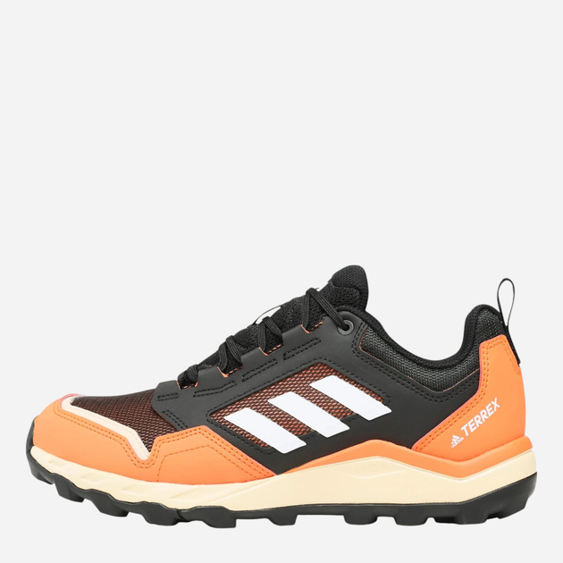 Чоловічі кросівки для бігу adidas Terrex Tracerocker 2 HR1170 44.5 Чорний/Помаранчевий (4066748185184) - зображення 4
