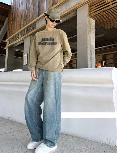 Джинси XJQ Kids Baggi широкі для хлопчика 11-17 років