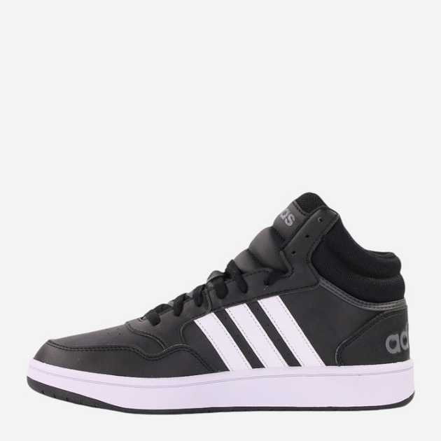 Trzewiki męskie adidas Hoops 3.0 Mid GW3020 46.5 Czarne (4065418428514) - obraz 4