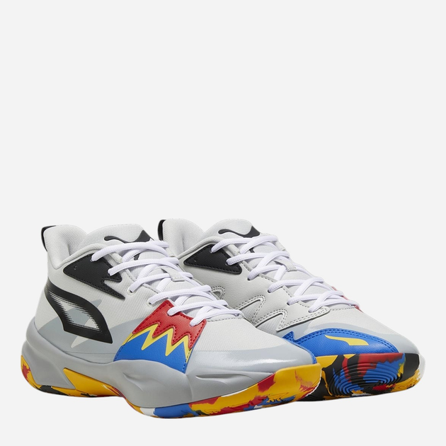 Чоловічі кросівки для баскетболу Puma Genetics Glacial 309691-02 43 (9UK) Сірі (4099686061944) - зображення 3