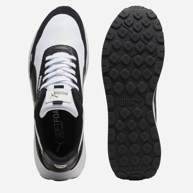 Чоловічі кросівки Puma Runtamed 389236-14 41 (7.5UK) Білий/Чорний (4099686512606) - зображення 4