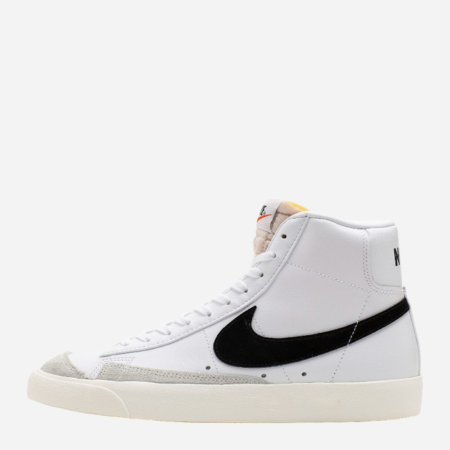 Sneakersy męskie skórzane Nike Blazer Mid '77 Vintage BQ6806-100 44.5 Białe (192499280299) - obraz 3