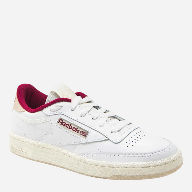 Sneakersy męskie skórzane Reebok Club C 85 100032972 42.5 Białe (4066756678128) - obraz 2