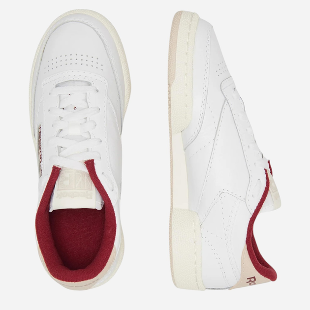 Sneakersy męskie skórzane Reebok Club C 85 100032972 44 Białe (4066756678142) - obraz 3