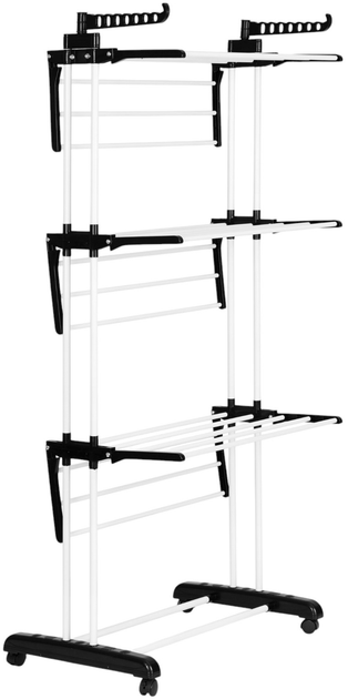 Сушарка для білизни ModernHome by Multistore вертикальна на коліщатках (JM-N601) - зображення 3