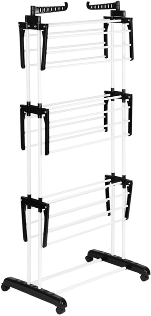 Сушарка для білизни ModernHome by Multistore вертикальна на коліщатках (JM-N601) - зображення 5