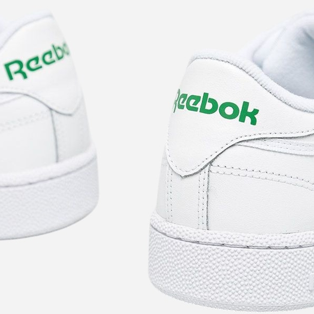 Чоловічі кеди низькі Reebok Club C White Green AR0456 41 Білі (4056561016697) - зображення 8
