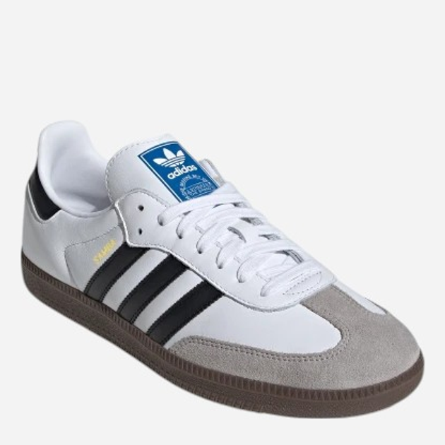 Sneakersy męskie do kostki adidas Originals Samba OG B75806 40 Białe (4059809046210) - obraz 3
