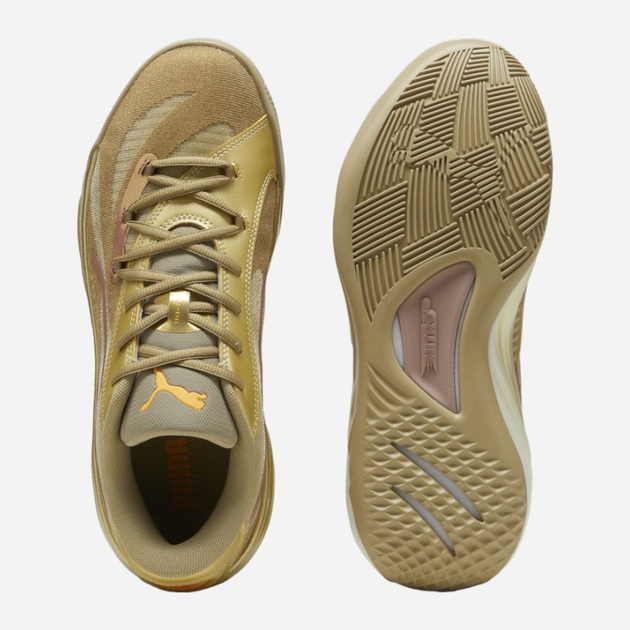 Buty do koszykówki męskie Puma All-Pro Nitro CNY 379967-01 43 (9UK) Złociste (4099686113506) - obraz 4