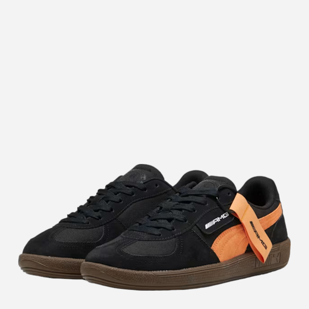 Чоловічі кеди низькі Puma AMG Palermo 397652-01 42 (8UK) Чорний/Помаранчевий (4067979541466) - зображення 4
