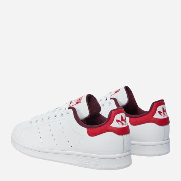 Чоловічі кеди низькі adidas Originals Stan Smith IG1321 42.5 (8.5UK) Білий/Червоний (4066765369734) - зображення 4