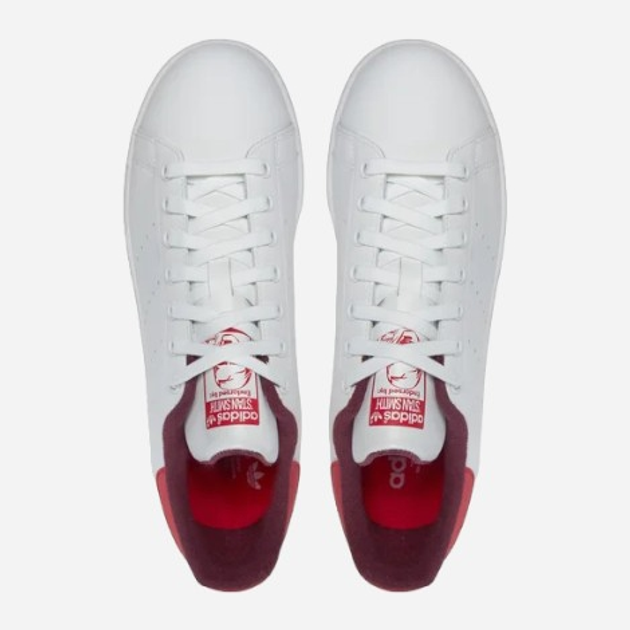 Чоловічі кеди низькі adidas Originals Stan Smith IG1321 42.5 (8.5UK) Білий/Червоний (4066765369734) - зображення 5
