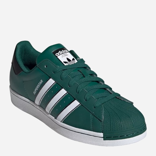 Sneakersy męskie skórzane adidas Originals Superstar IF3633 42 (8UK) Zielone (4066764430039) - obraz 2