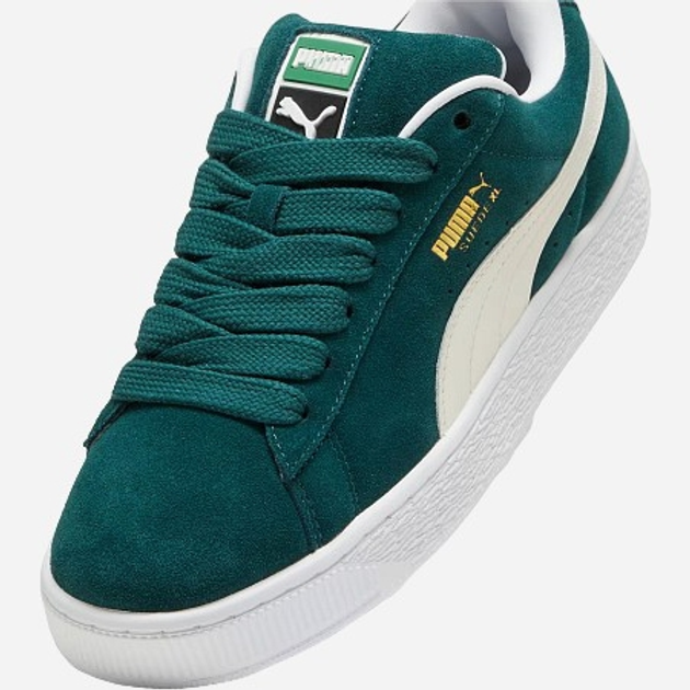 Чоловічі кеди низькі Puma Suede XL 39520521 44.5 (10UK) Зелені (4067979682626) - зображення 4