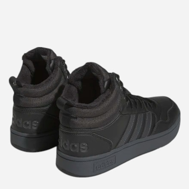 Zimowe trzewiki męskie wysokie adidas Hoops 3.0 Mid WTR GW6421 40.5 Czarne (4065427821764) - obraz 3