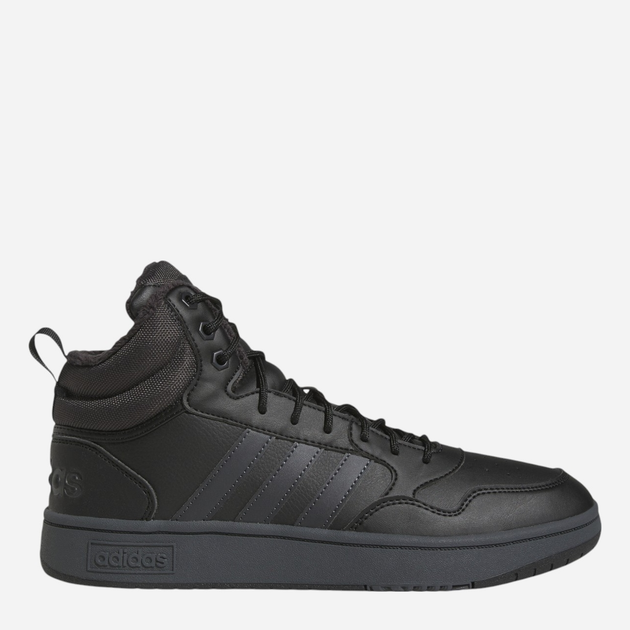 Zimowe trzewiki męskie wysokie adidas Hoops 3.0 Mid WTR GW6421 44.5 Czarne (4065427821641) - obraz 1