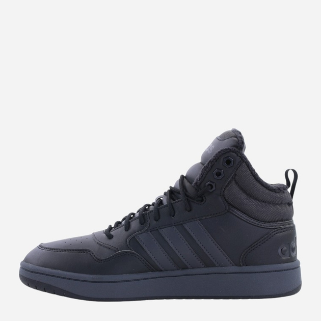 Zimowe trzewiki męskie wysokie adidas Hoops 3.0 Mid WTR GW6421 45.5 Czarne (4065427821818) - obraz 4