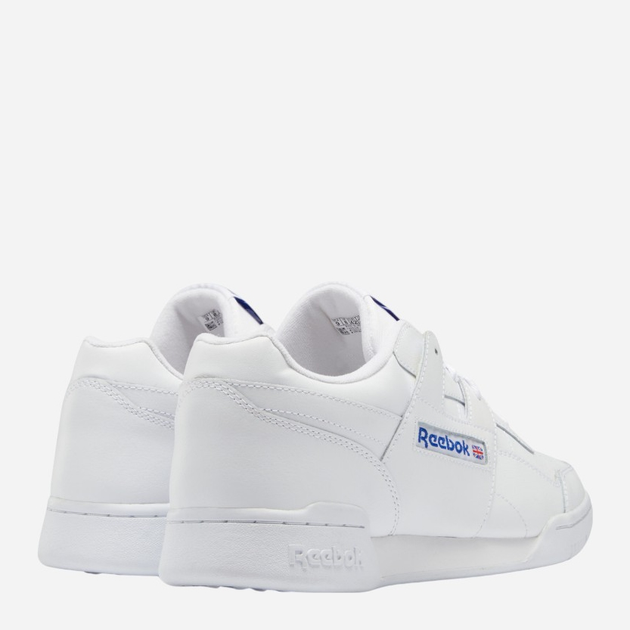 Sneakersy męskie do kostki Reebok WorkOut Plus 100025050 47 Białe (4065432057226) - obraz 3