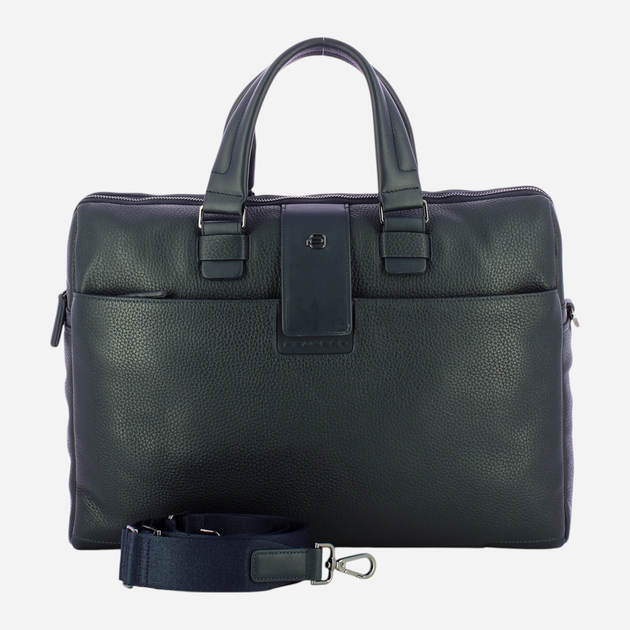 Torba aktówka męska skórzana Piquadro OUTCA3339S86/BLU2 Ciemnogranatowa (800070331531) - obraz 3