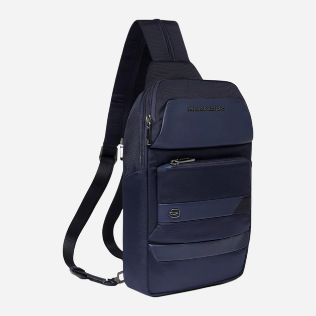 Plecak na jedno ramię męski Piquadro CA6486W132/BLU Ciemnogranatowa (800070326299) - obraz 1
