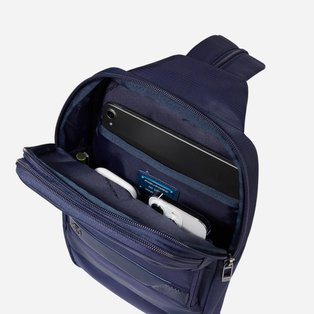 Plecak na jedno ramię męski Piquadro CA6486W132/BLU Ciemnogranatowa (800070326299) - obraz 6