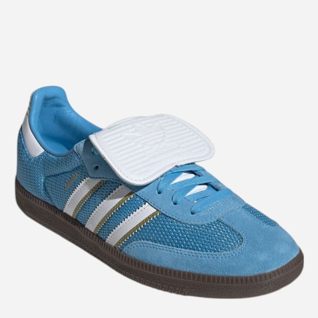 Sneakersy męskie do kostki adidas Samba OG IE9170 44.5 (10UK) 28.5 cm Niebieskie (4067888901795) - obraz 2