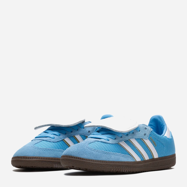 Чоловічі кеди низькі adidas Samba OG IE9170 44 (9.5UK) 28 см Блакитні (4067888899030) - зображення 4