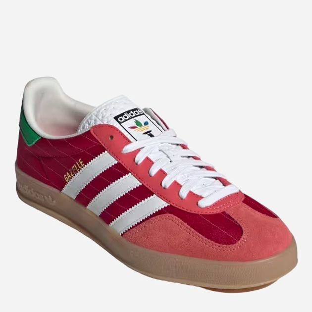 Sneakersy męskie do kostki adidas Gazelle Indoor IF9641 40.5 (7UK) 25.5 cm Czerwone (4067888524826) - obraz 2