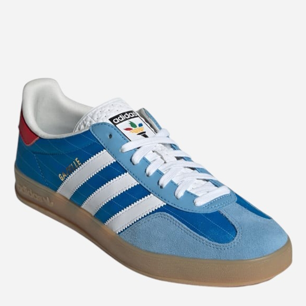 Sneakersy damskie do kostki adidas Gazelle Indoor IF9643 38 (5UK) 23.5 cm Niebieskie (4067888513202) - obraz 2