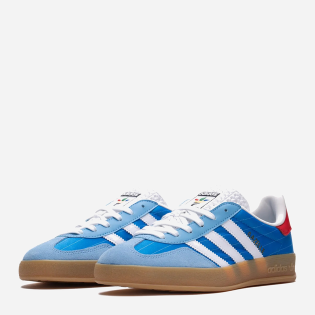 Sneakersy męskie do kostki adidas Gazelle Indoor IF9643 44 (9.5UK) 28 cm Niebieskie (4067888513295) - obraz 4