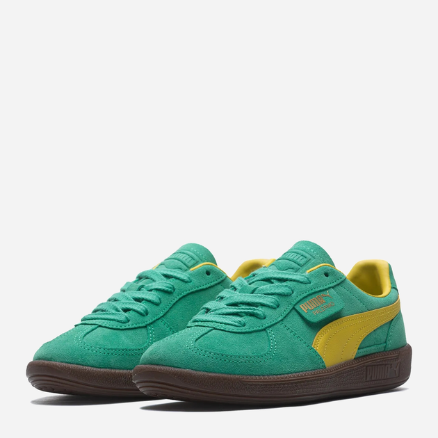 Sneakersy męskie do kostki Puma Palermo 39646318 39 (6UK) 25 cm Zielony/Żółty (4067979237444) - obraz 2