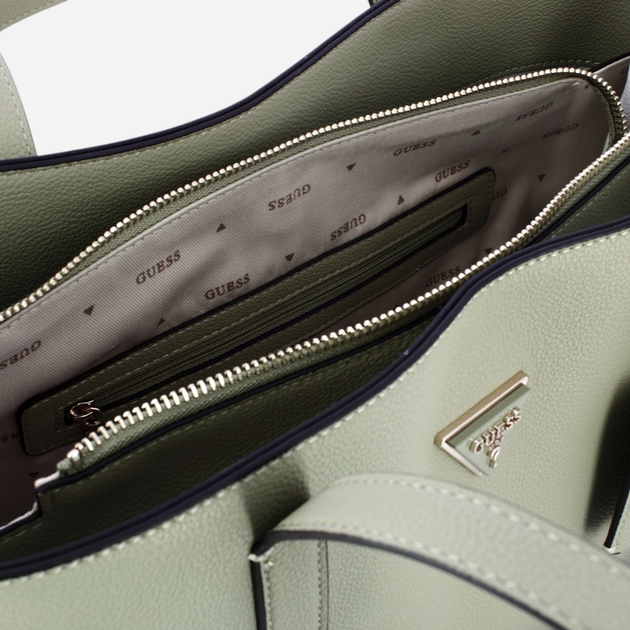 Torba shopper damska duża Guess Meridian HWBG8778230-SAG Zielona (800070334863) - obraz 4
