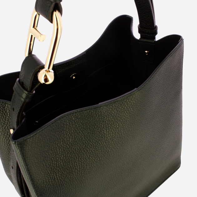 Torba shopper damska skórzana Furla Nuvola S WB01338HSF000O60001007 Czarna (800070331325) - obraz 4
