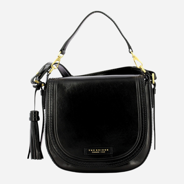 Torebka crossbody damska skórzana The Bridge Pearldistrict 04122701-30 Czarna (800070093964) - obraz 1