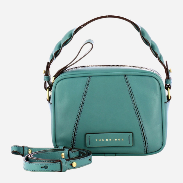 Torebka crossbody damska skórzana The Bridge Brigida 0449047J-BU Ciemnogranatowa (800070317839) - obraz 4