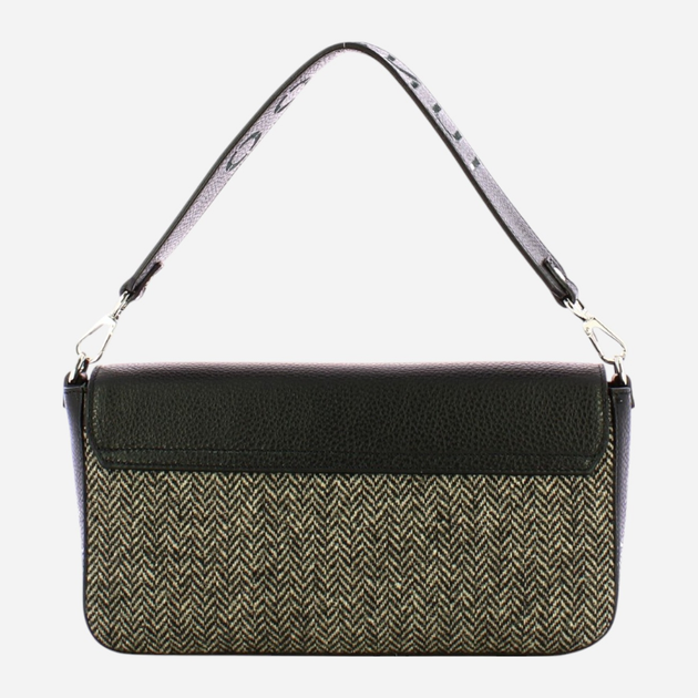 Torba damska IUNTOO 116001-NERO+SPIGATO-GRIGIO/NER Czarna (800070310038) - obraz 2
