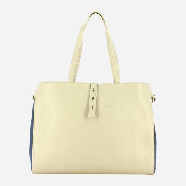 Сумка шопер жіноча IUNTOO 140001-BEIGE-JEANS Бежева (800070262508) - зображення 2